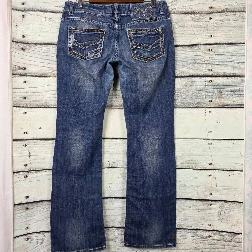 Rock Revival Low Rise Bootcut Jeans Womens 31x34 - Picture 4 of 10